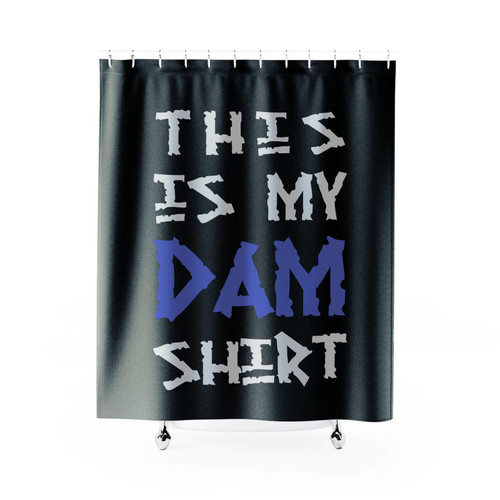 Camp Half-Blood This Is My Dam Percy Jackson Hoover Dam Titan's Curse Inspired Shower Curtain
