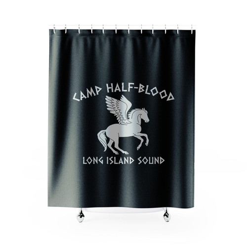 Camp Half Blood Long Island Sound Percy Jackson Fandom Shower Curtain