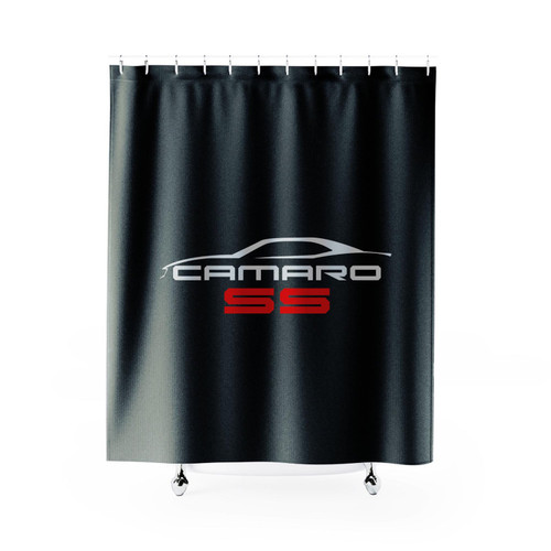 Car Sport Camaro Ss Logo Shower Curtain
