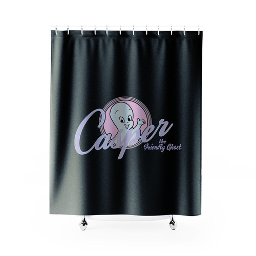 Casper The Friendly Ghost Cute Retro Shower Curtain