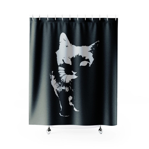 Cat Frontin' Shower Curtain