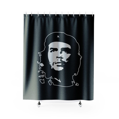 Che Guevara Face Silhouette Shower Curtain