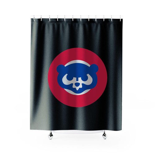 Chicago Cubs Logo Art Shower Curtain