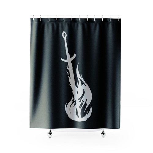 Dark Souls Bonfire 1 Shower Curtain