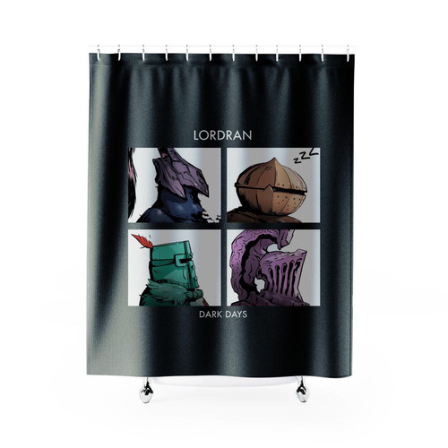 Dark Souls Lordran Gorillaz Shower Curtain