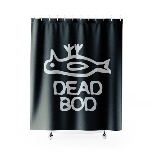 Dead Bod Funny Hull Dockyard Graffiti Shower Curtain