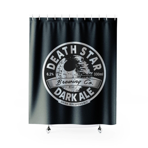 Death Star Dark Ale Shower Curtain