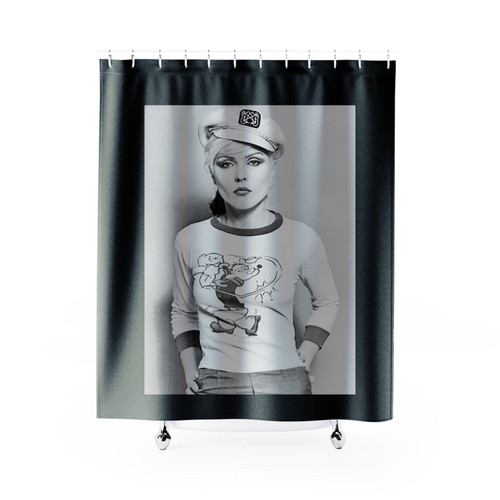 Deborah Harry Popeye And Sailor Hat Shower Curtain