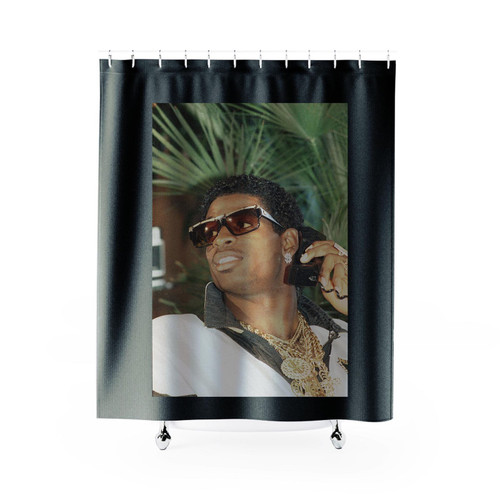 Deion Sanders Primetime Draft Night Swag Oldskool Shower Curtain