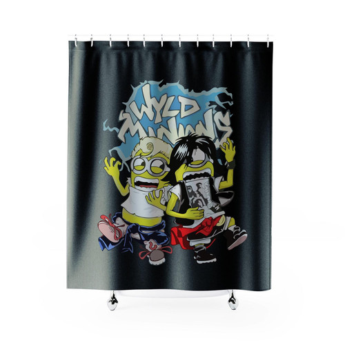 Despicable Adventure Wyld Minions Bill And Ted Shower Curtain