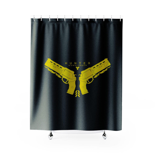Destiny Hunter Gunslinger Logo Shower Curtain