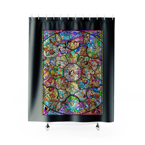 Disney All Characters Bambi Mickey Shower Curtain