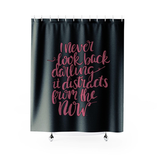 Disney Incredibles Edna Mode Quote Never Look Shower Curtain