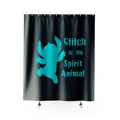 Disney Stitch Is My Spirit Animal Shower Curtain