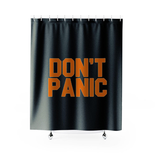 Don't Panic Shower Curtain