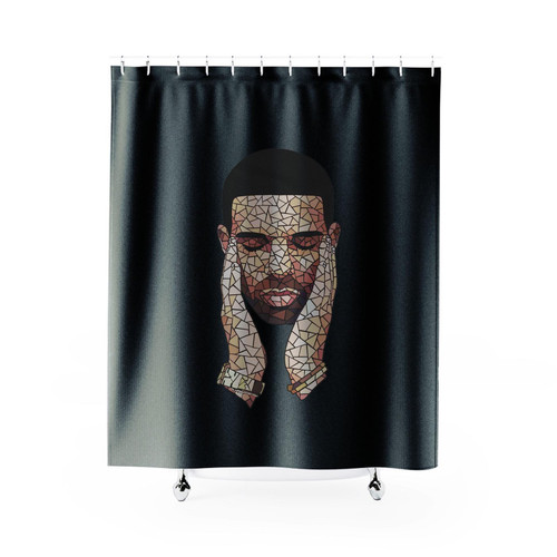 Drake Mosaic The Weeknd Starboy Shower Curtain