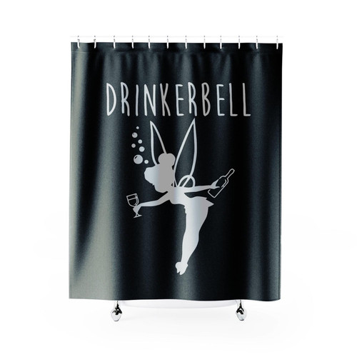 Drinkerbell Disney Funny Shower Curtain