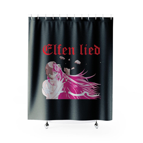 Elfen Lied Anime Tv Series Shower Curtain