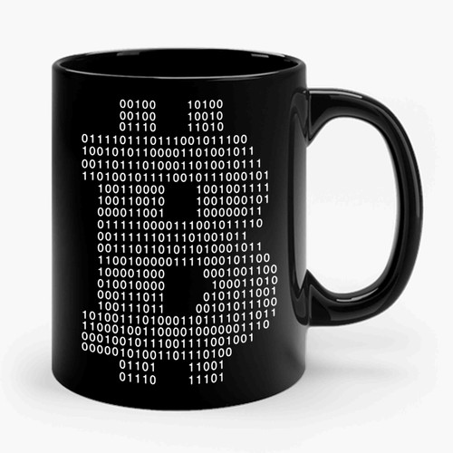 Bitcoin Code Blockchain Cryptocurrency Ceramic Mug