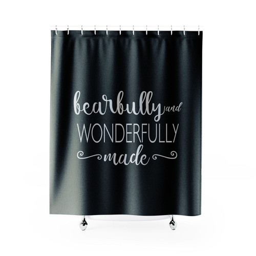 Fearfully And Wonderfully Made Christian Shower Curtain