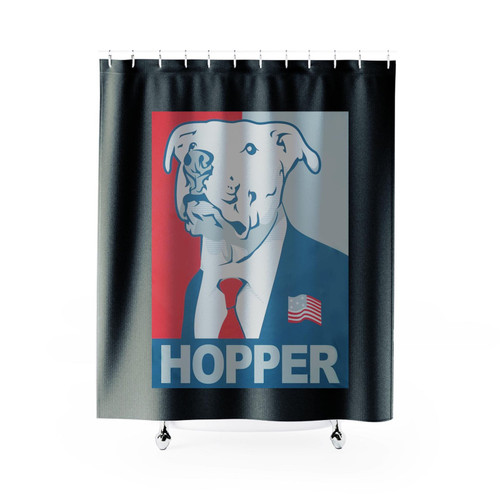 Feel The Hopper Shower Curtain