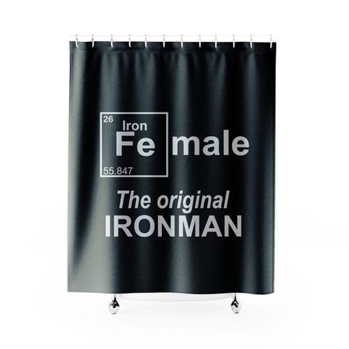 Female The Original Ironman Shower Curtain