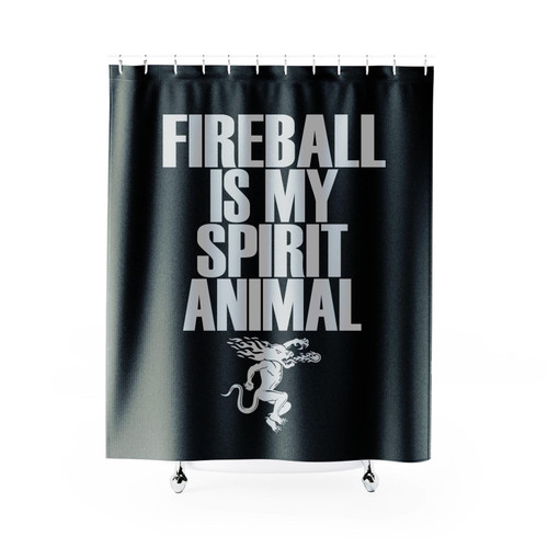 Fireball Is My Spirit Animal Shower Curtain
