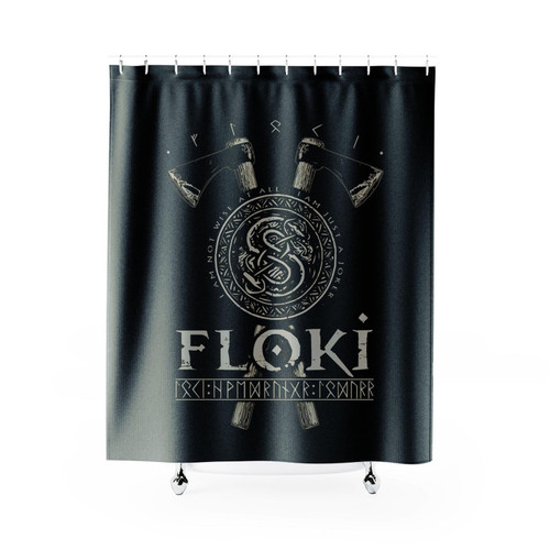 Floki A Vikings Inspired Shower Curtain