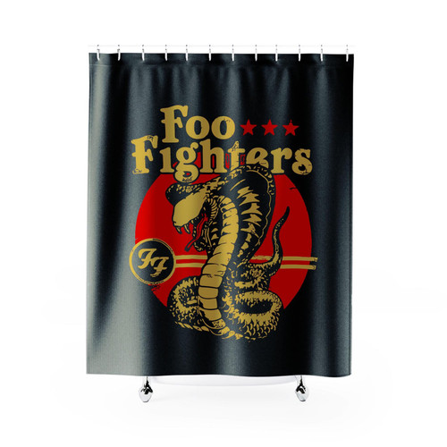 Foo Fighters Cobra Soft Shower Curtain
