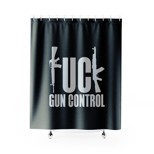 Fuck Gun Control Pro Gun Rights 2Nd Amendment Nra Firearm Handgun Ar15 Shower Curtain