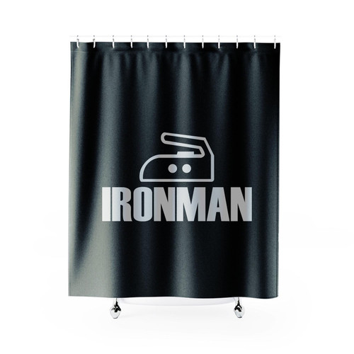 Funny Ironman Joke Shower Curtain