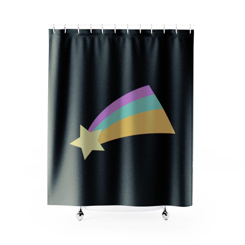 Gravity Falls Star Shower Curtain