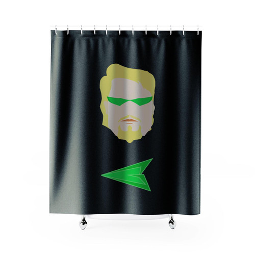 Green Arrow League Of Heroes Shower Curtain