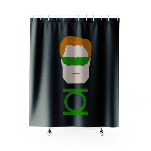 Green Lantern League Of Heroes Shower Curtain