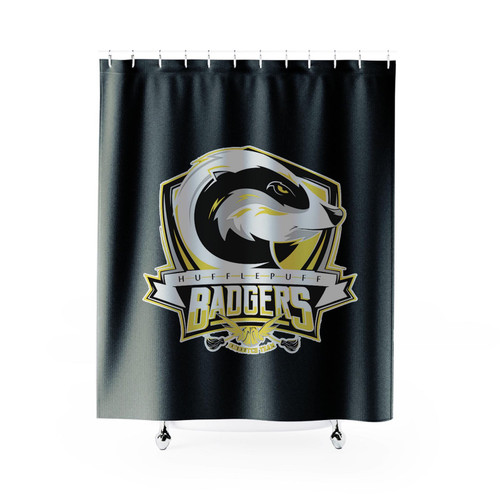 Harry Potter Hufflepuff Quidditch Hufflepuff Badgers 1 Shower Curtain
