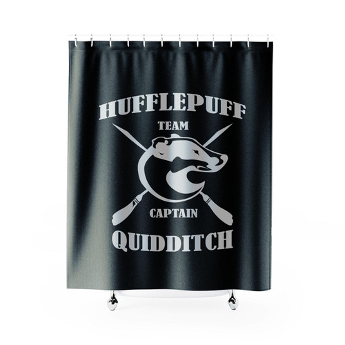 Harry Potter Hufflepuff Quidditch Hufflepuff Team Captain Hogwarts Shower Curtain
