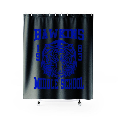 Hawkins Middle School 1983 Shower Curtain