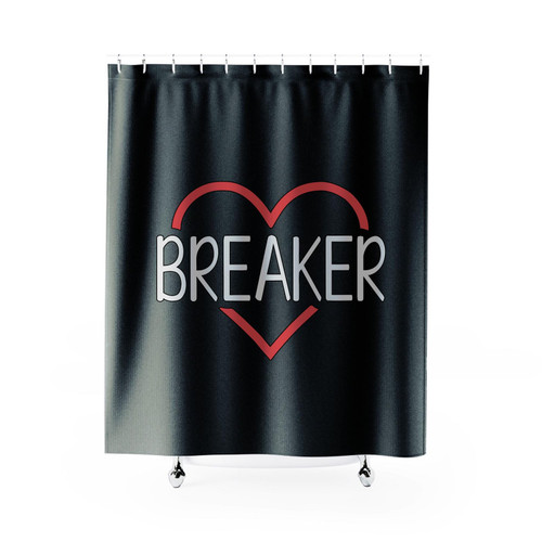 Heart Breaker Valentine Day Romantic Shower Curtain