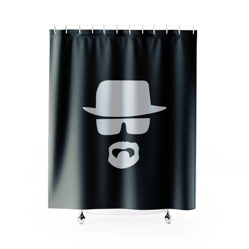 Heisenberg Face Shower Curtain