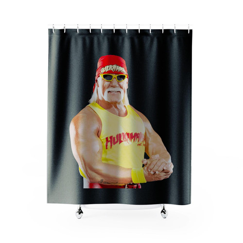 Hulk Hogan Wrestling Wcw Shower Curtain Hulk Hogan Wrestling Wcw Shower Curtain