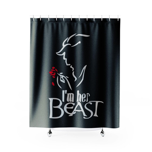 I'm Her Beast Beauty And The Beast Disney Shower Curtain