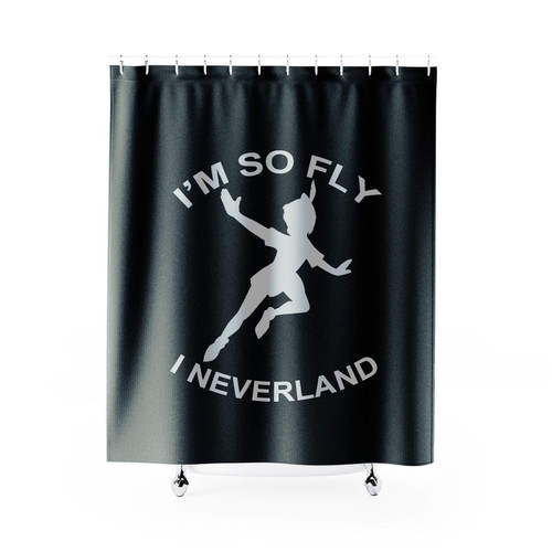 I'm So Fly I Neverland Peter Pan Disney Shower Curtain I'm So Fly I Neverland Peter Pan Disney Shower Curtain