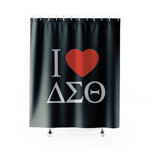I Love Delta Sigma Theta Shower Curtain