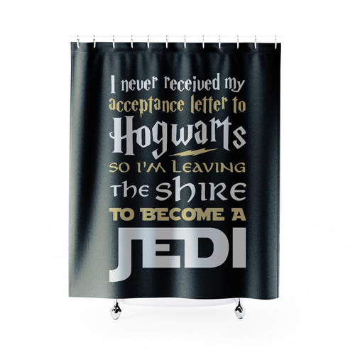I Never Received My Letter To Hogwarts Harry Potter Starwars Shower Curtain