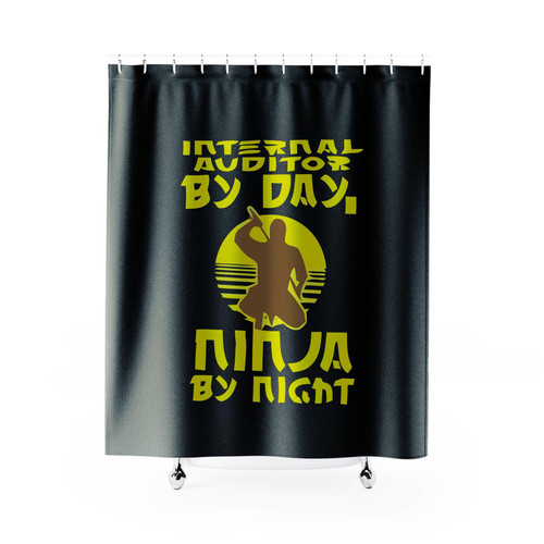 Internal Auditor By Day Ninja By Night Shower Curtain