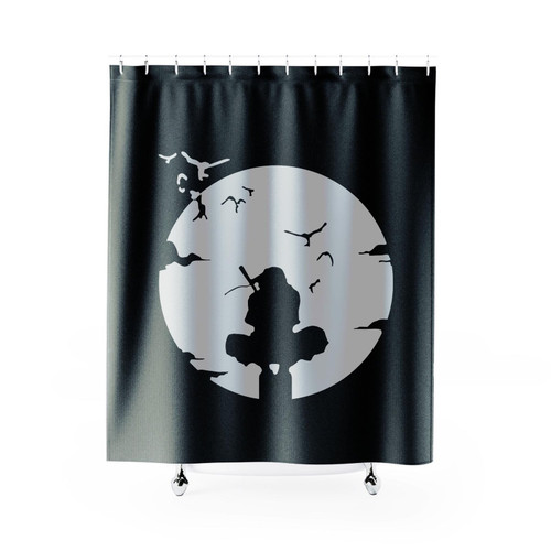 Itachi Uchiha Anbu Moon Shower Curtain