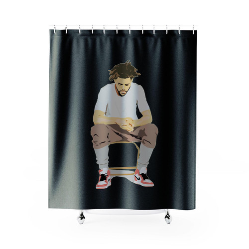 J Cole 4 Your Eyez Only Dreamville False Prophets Cole World Shower Curtain