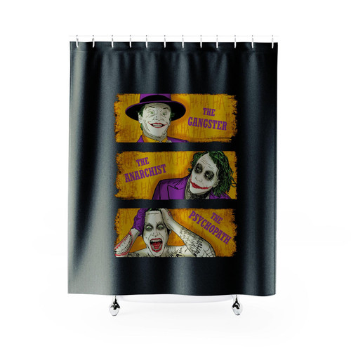 Jack Nicholson Heath Ledger Jared Leto Shower Curtain