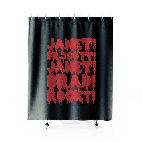 Janet Dr Scott Janet Brad Rocky Horror Shower Curtain