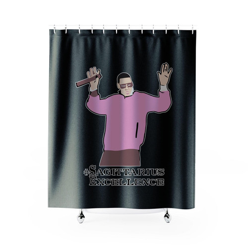 Jay Z Sagittarius Excellence Shower Curtain